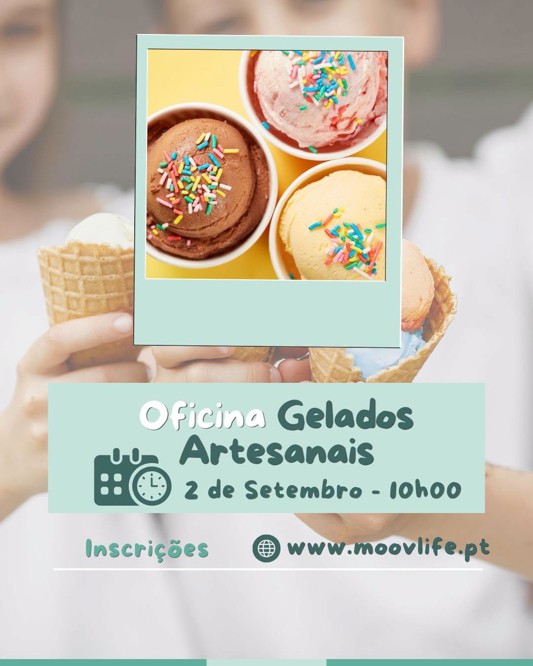 Oficina Gelados Artesanais — event image